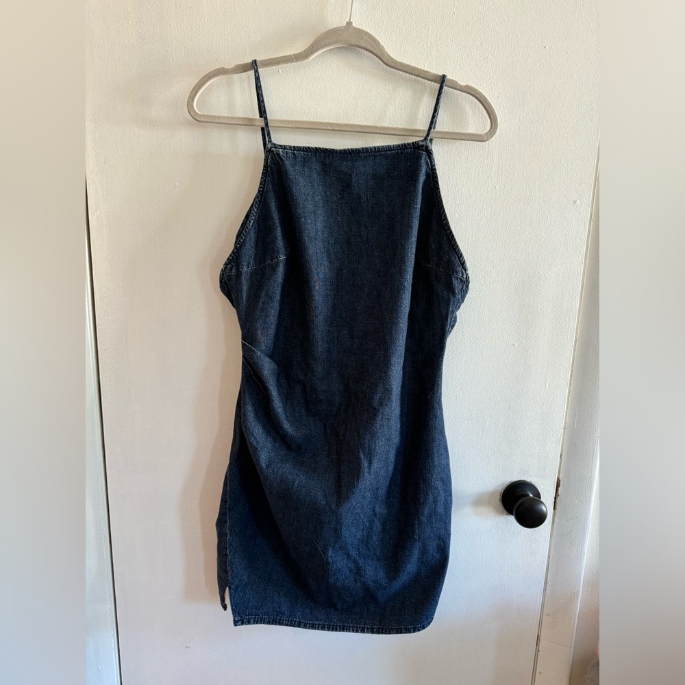 Zara Chambray Denim Dress